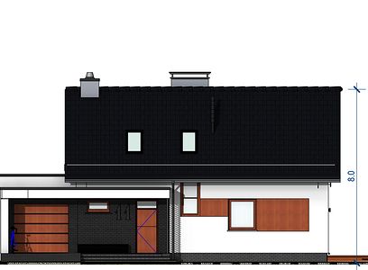 Фасад дома AHF-4689-81 Фасад дома AHF-4689-81