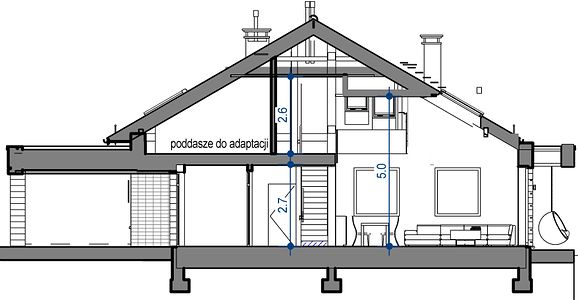 Фасад дома HIF-6729-74 Фасад дома HIF-6729-74