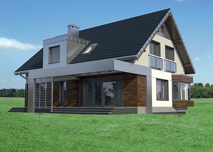 Фасад дома CGD-4272-55 Фасад дома CGD-4272-55
