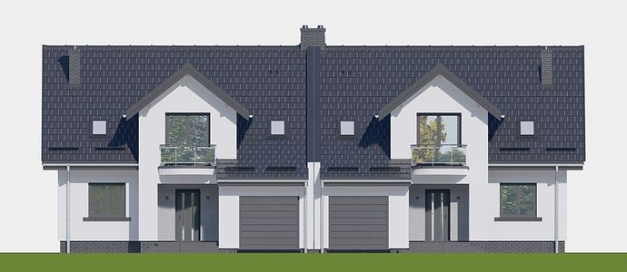 Фасад дома DBD-2991-38 Фасад дома DBD-2991-38