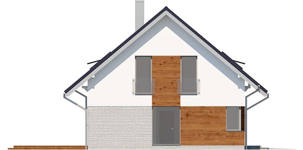 Фасад дома CCF-9815-49 Фасад дома CCF-9815-49