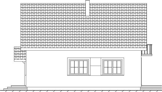 Фасад дома HGA-5128-83 Фасад дома HGA-5128-83