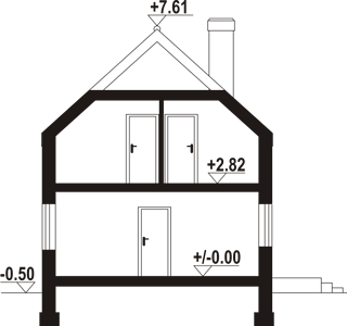 Фасад дома GHI-9432-86 Фасад дома GHI-9432-86
